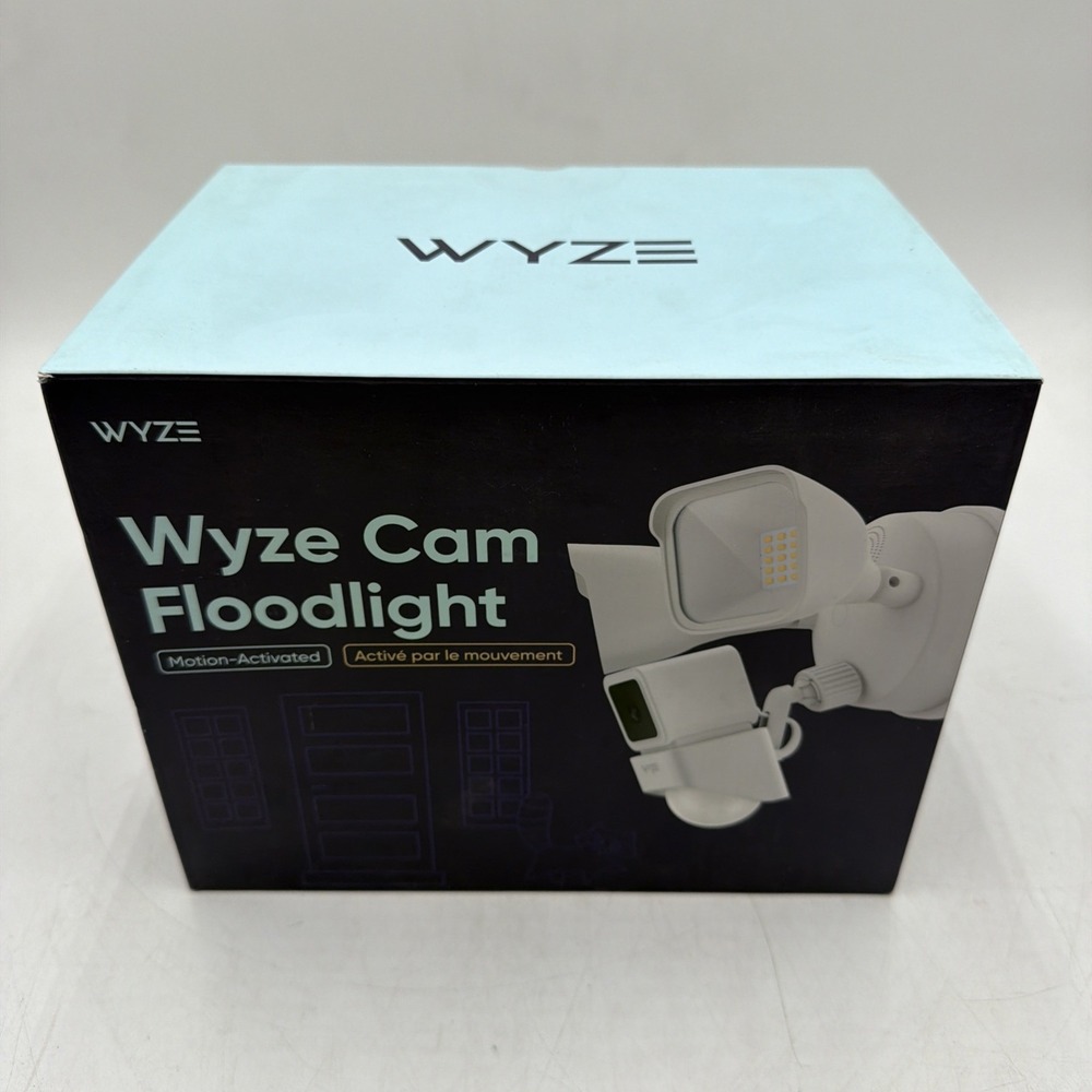 Wyze Cam Floodlight v3 1080p HD IP65 WiFi Smart Cam 2600 Lumen Motion-Activated